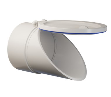 VALVULA RETENCAO ESGOTO PONTA 100/75MM BR